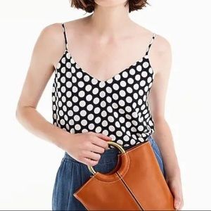 J. Crew V-Neck Camisole in Dot | Blue | 10